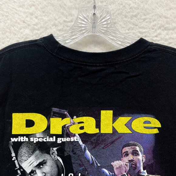 Drake 2012 Concert Tour T-Shirt Mens M Medium Black Graphic Rap Promo Merch - Picture 5 of 12